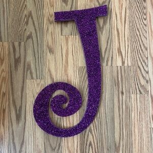 Wooden Letter J - NWOT